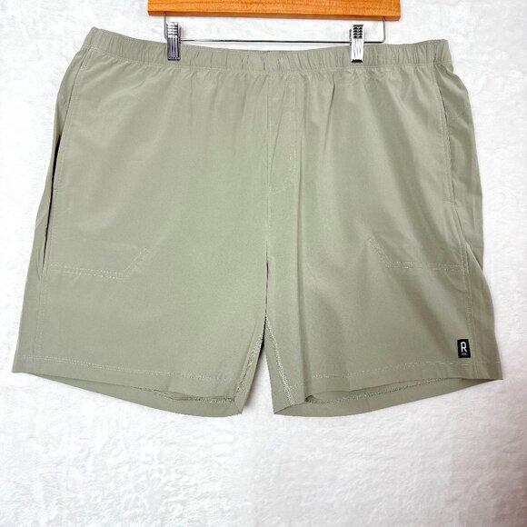 Rhone 7" Essentials Training Shorts Mens XXL Green Sage Drawstring Unlined Gym - Picture 1 of 8